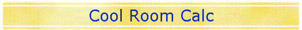 Cool Room Calc